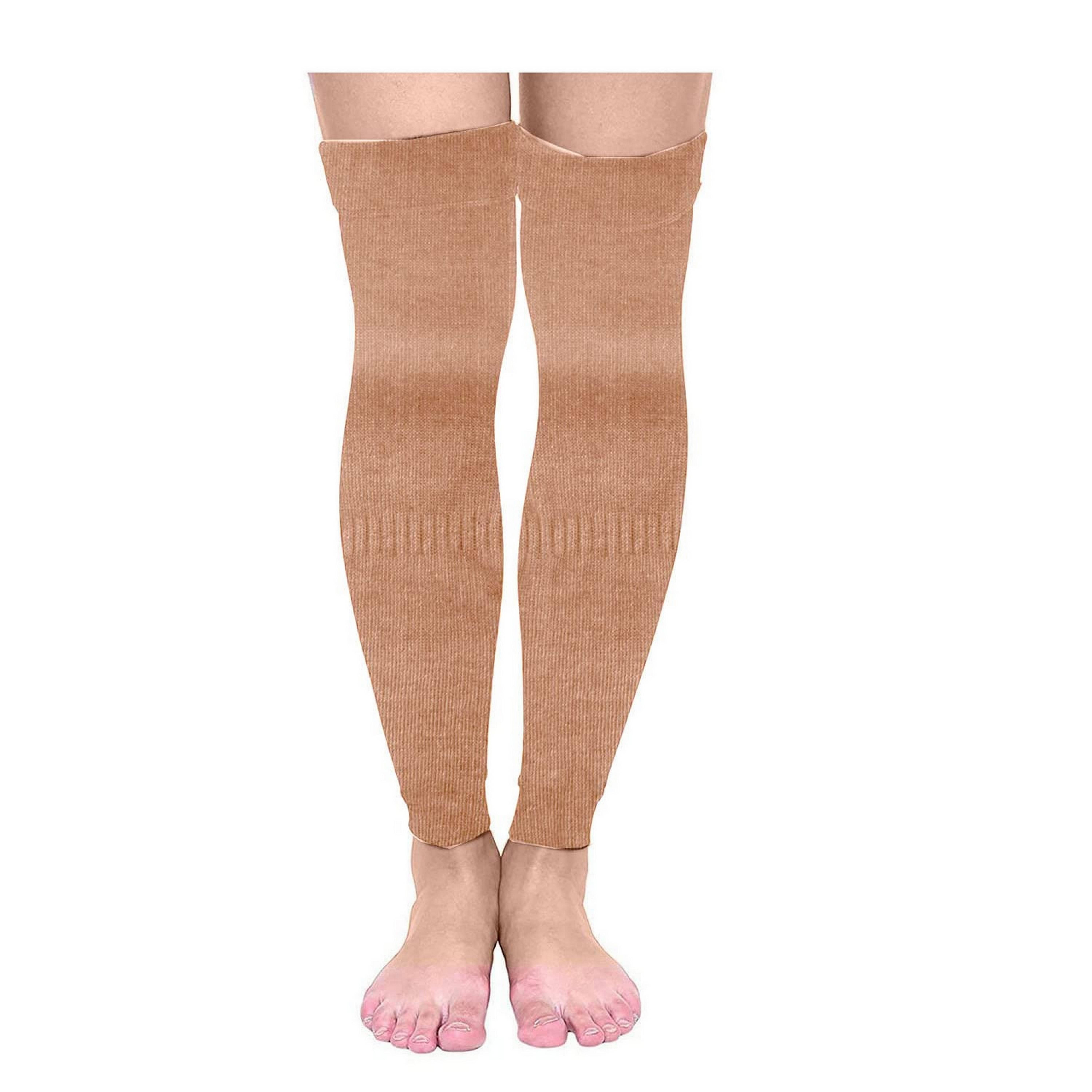 Infispace Pack of 1 Unisex Woollen Leg Warmer ( Beige ) Infispace Pack of 1 Unisex Woollen Leg Warmer ( Beige )