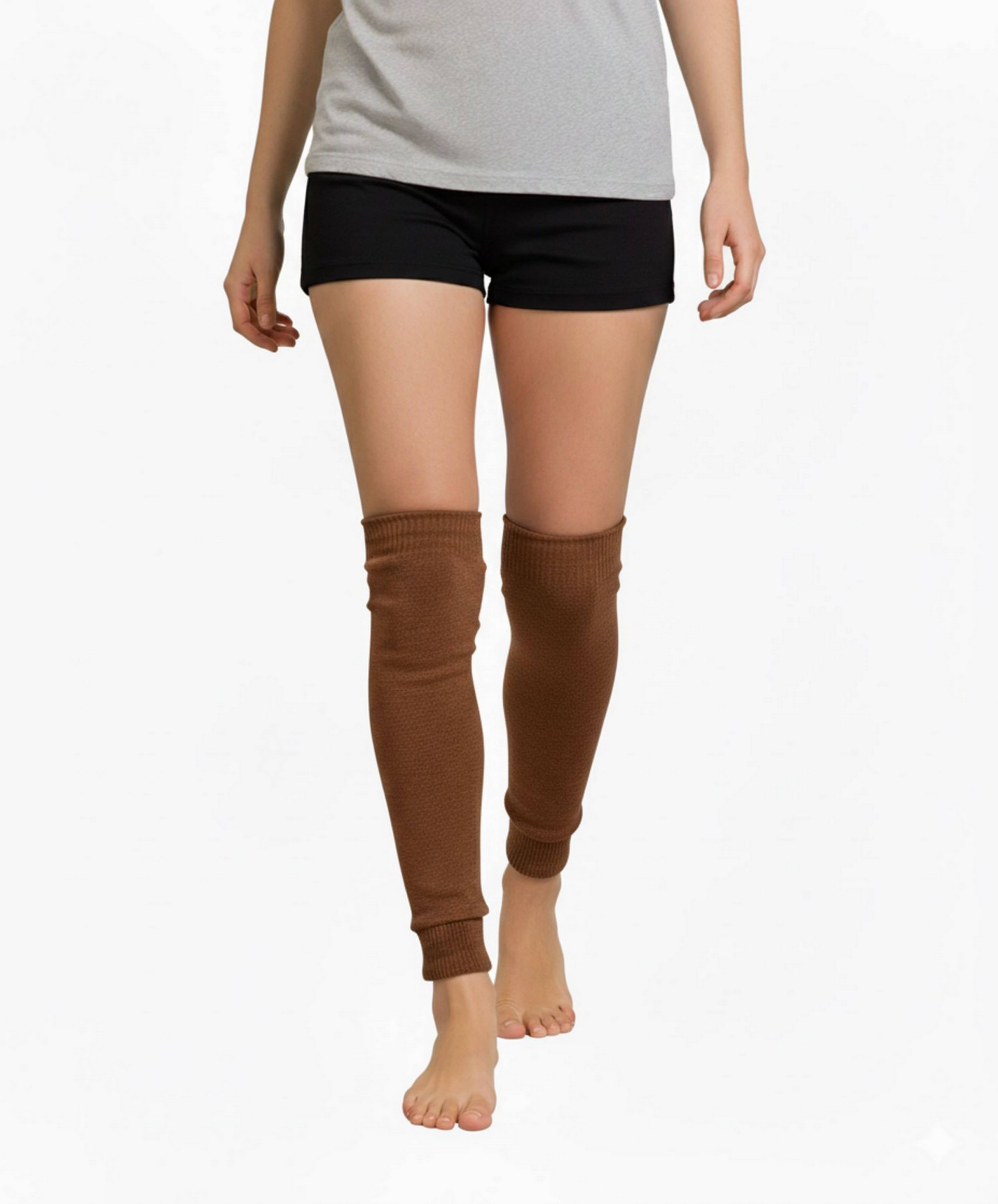 Infispace Pack of 1 Unisex Woollen Leg Warmer ( Brown ) Infispace Pack of 1 Unisex Woollen Leg Warmer ( Brown )