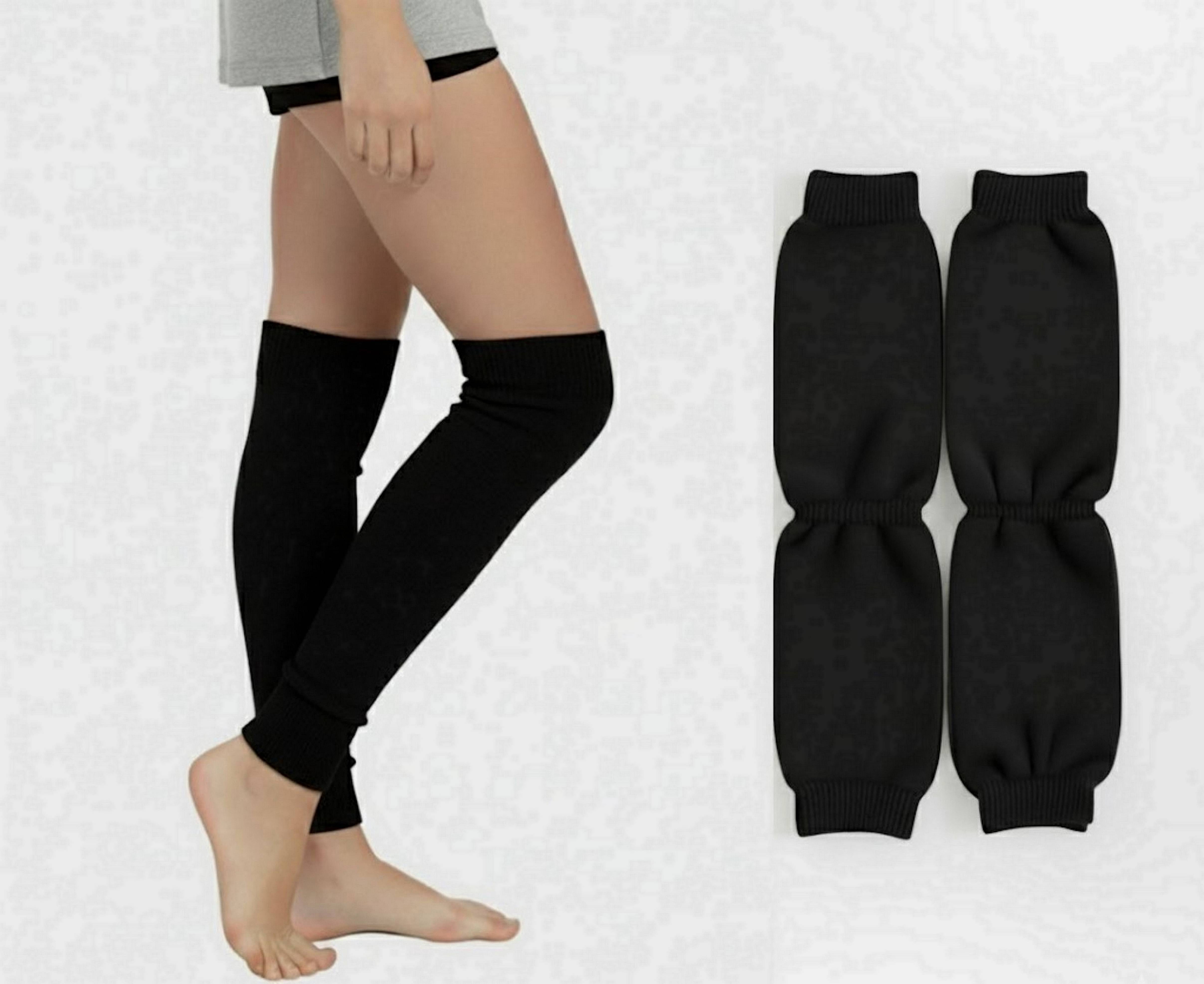     			Infispace Pack of 1 Unisex Woollen Leg Warmer ( Black )