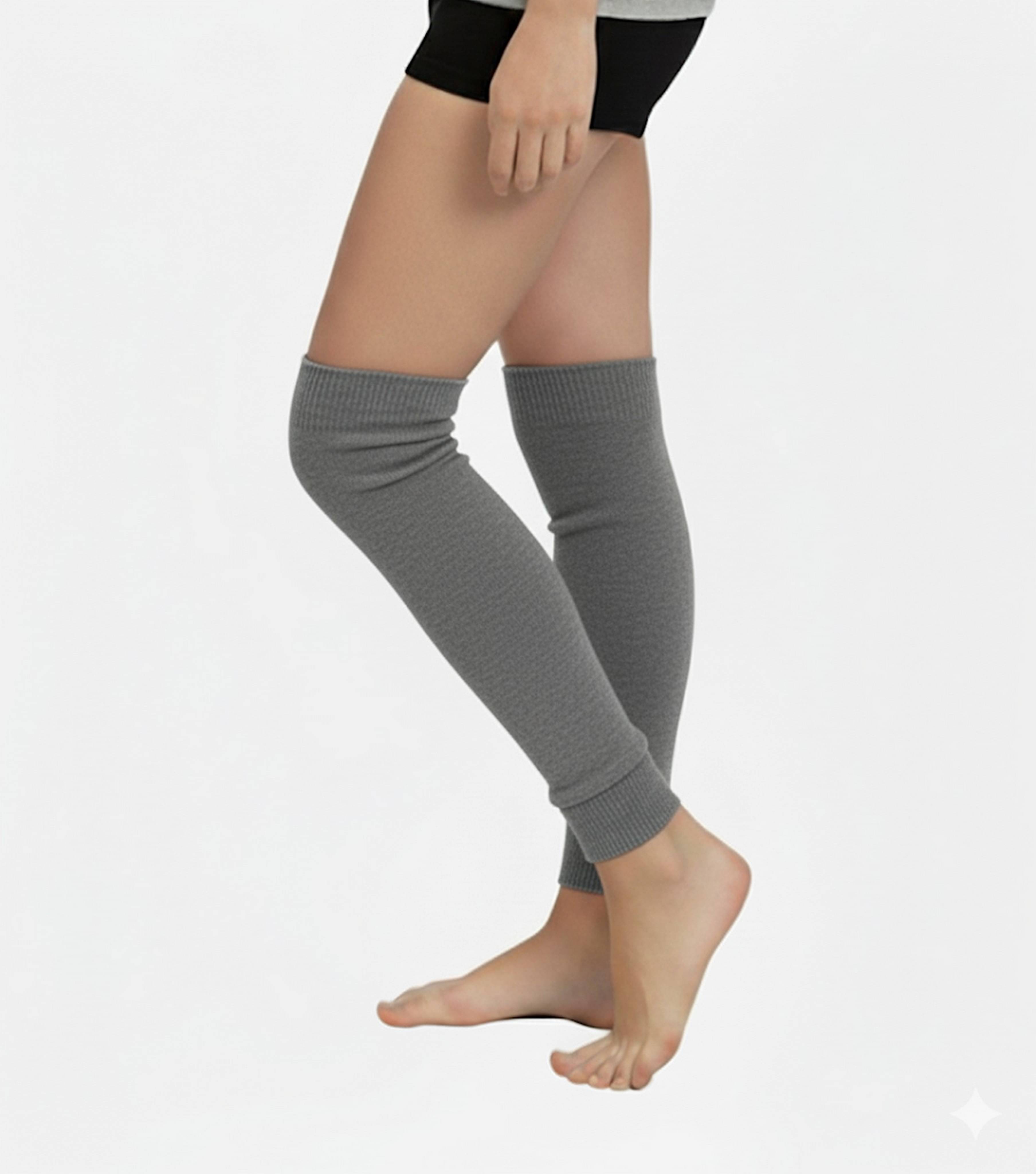    			Infispace Pack of 1 Unisex Woollen Leg Warmer ( Gray )