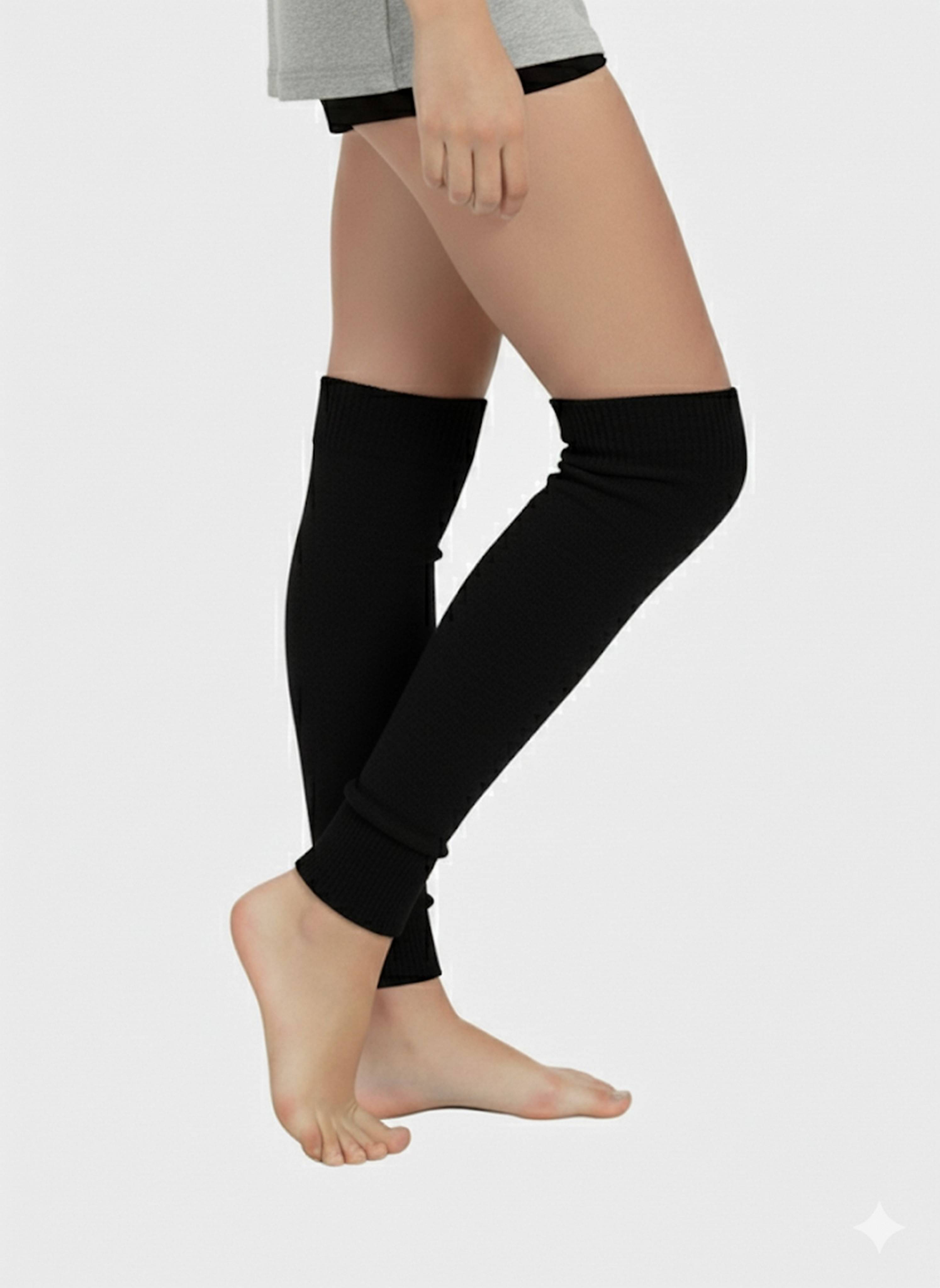 Infispace Pack of 1 Unisex Woollen Leg Warmer ( Black ) Infispace Pack of 1 Unisex Woollen Leg Warmer ( Black )