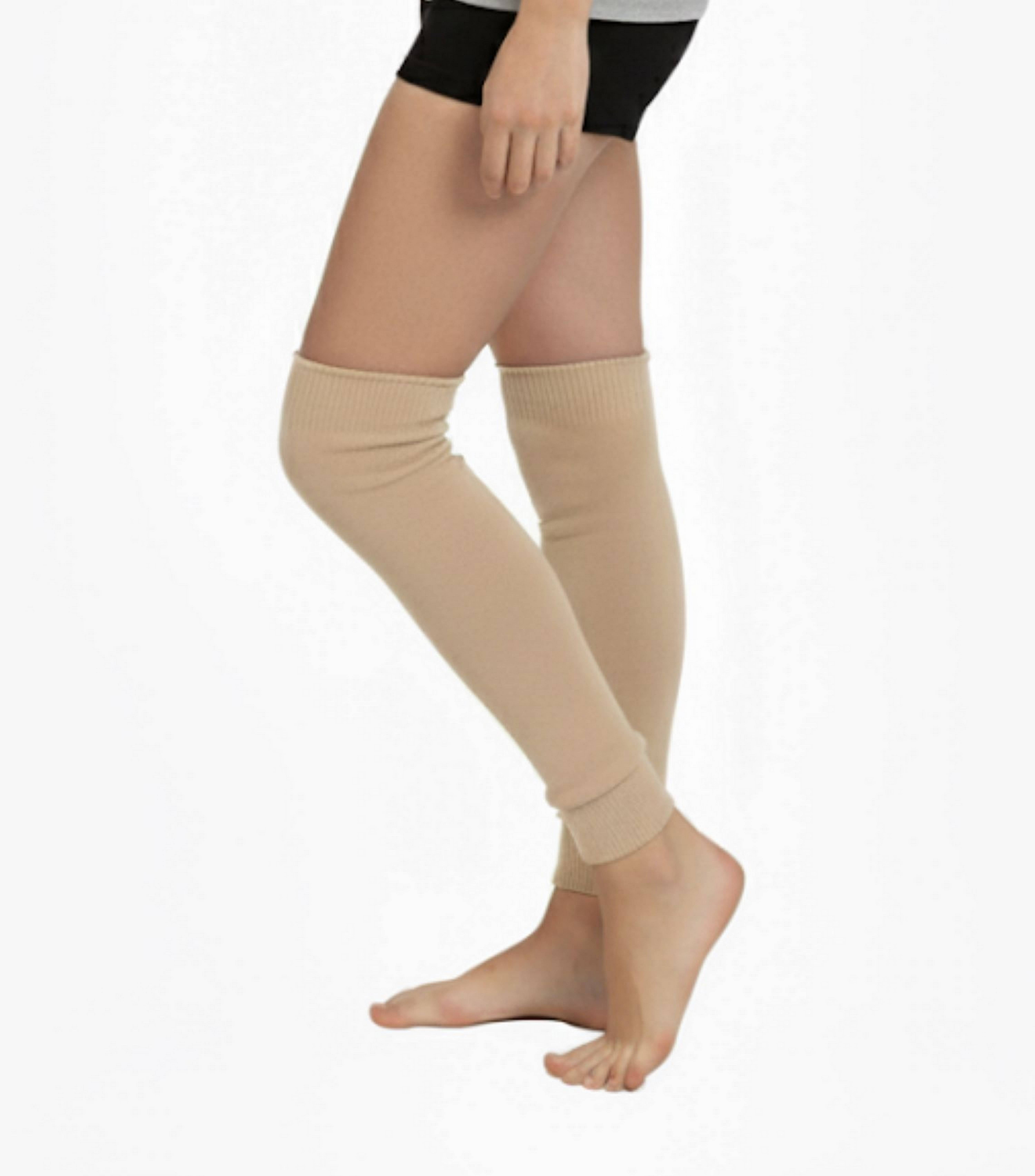     			Infispace Pack of 1 Unisex Woollen Leg Warmer ( Beige )