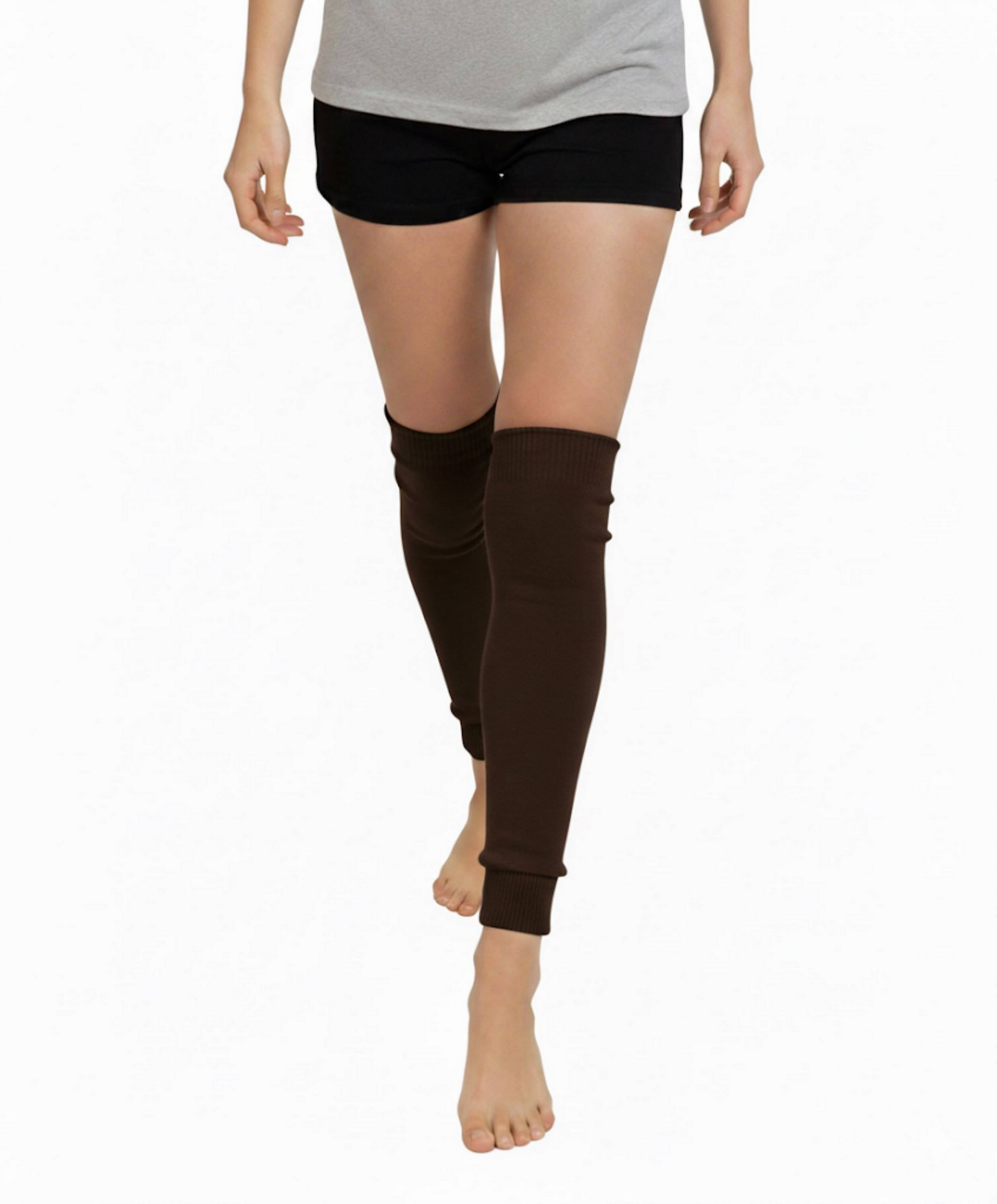     			Infispace Pack of 1 Unisex Woollen Leg Warmer ( Black )