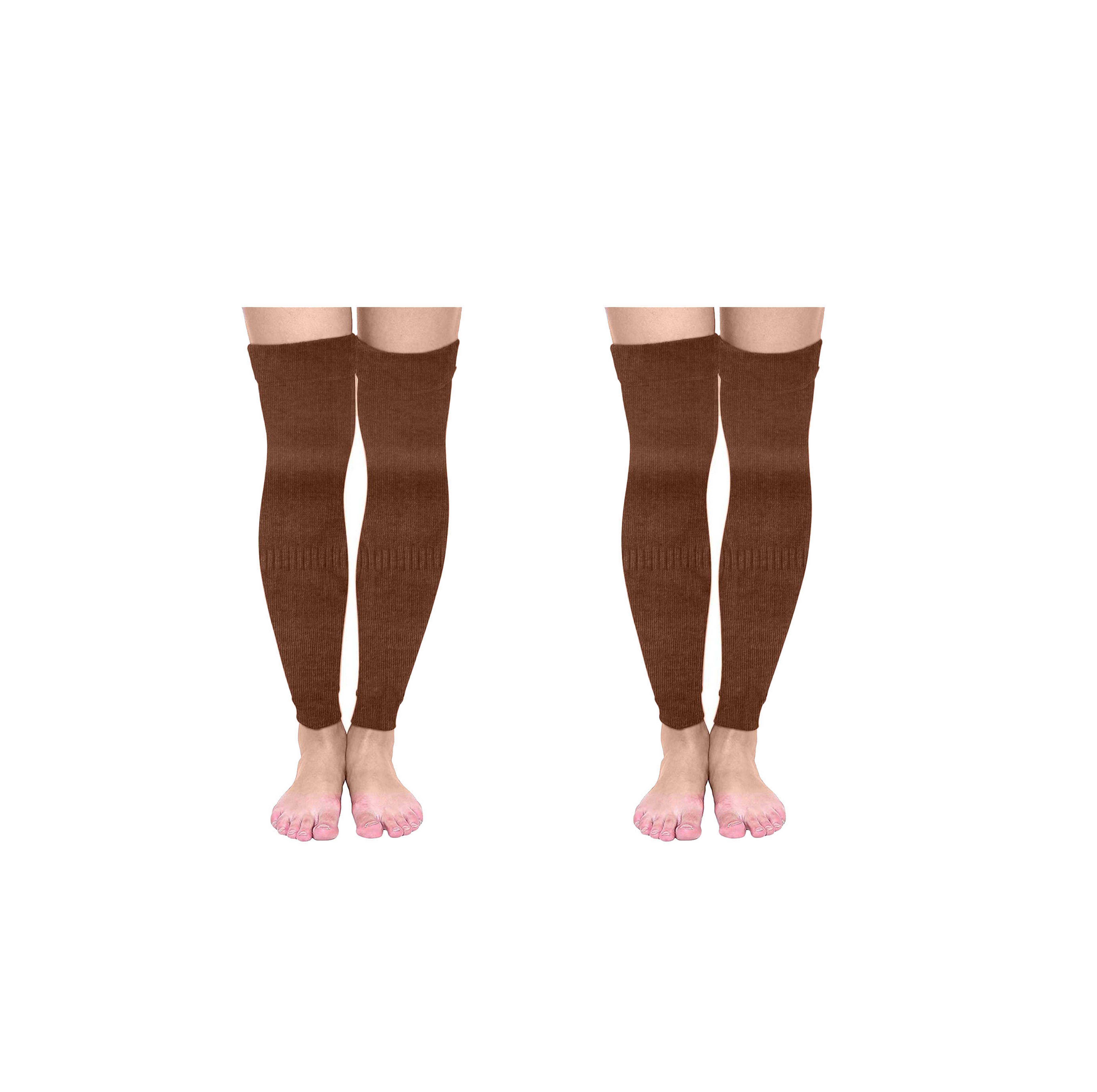     			Infispace Pack of 1 Unisex Woollen Leg Warmer ( Brown )
