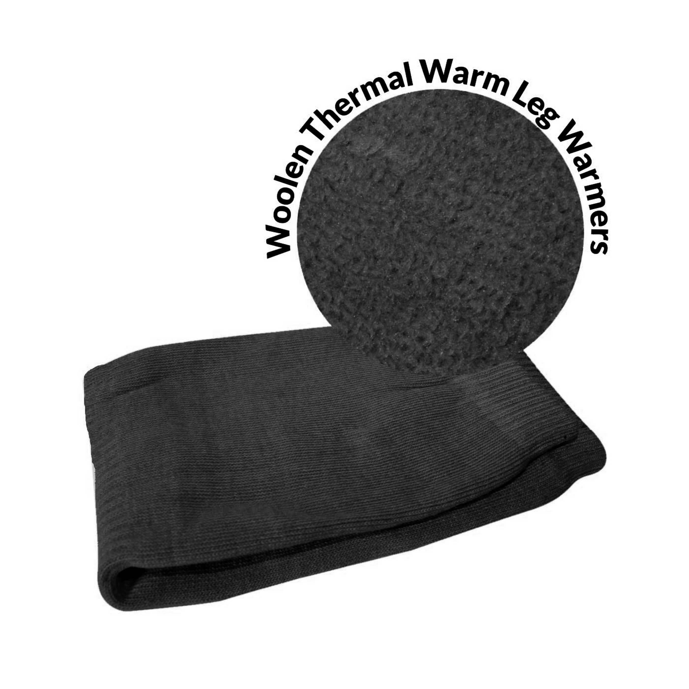 Infispace Pack of 1 Unisex Woollen Leg Warmer ( Black ) Infispace Pack of 1 Unisex Woollen Leg Warmer ( Black )