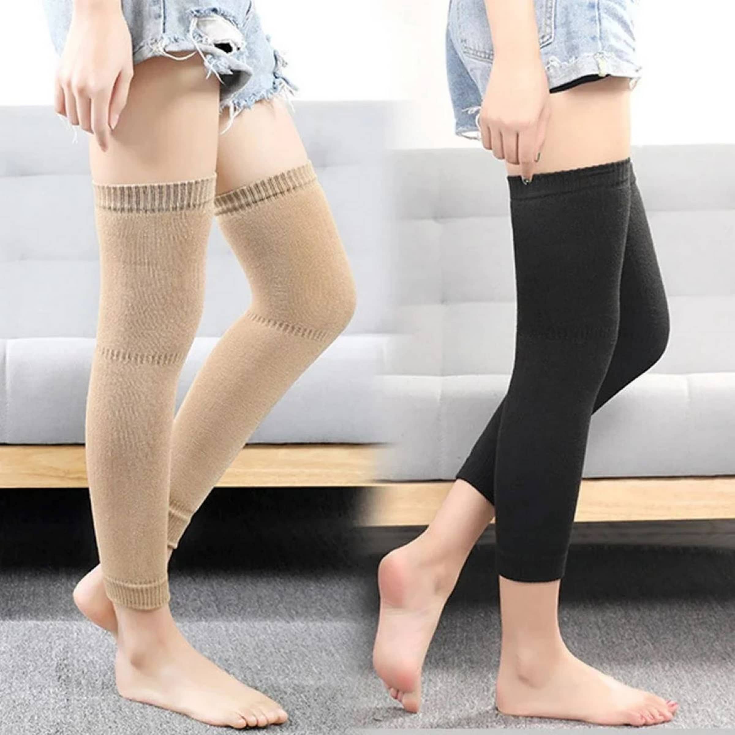 Infispace Pack of 2 Unisex Woollen Leg Warmer ( Multicolor ) - Socks | Buy online on ZillyBuy