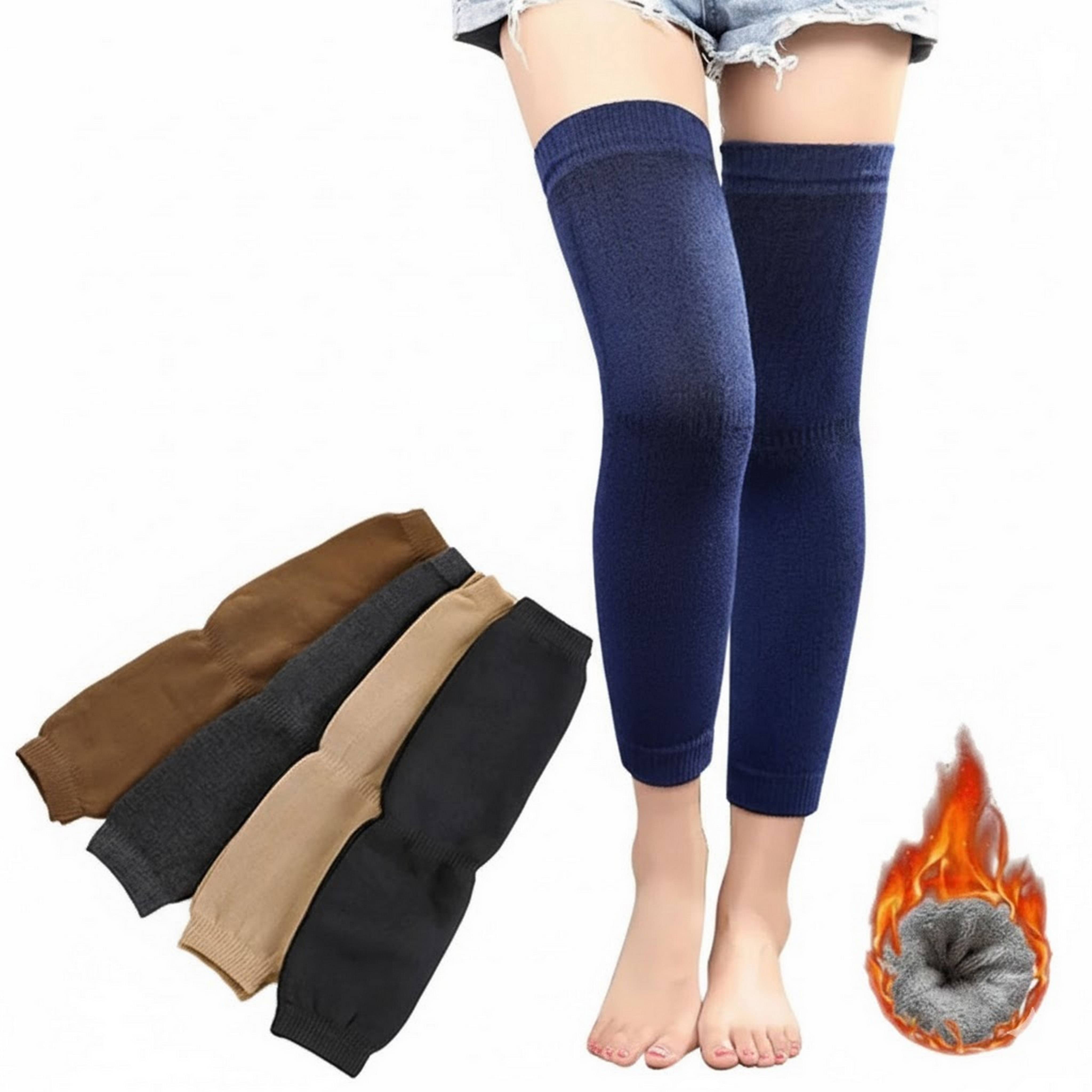     			Infispace Pack of 4 Unisex Woollen Leg Warmer ( Multicolor )