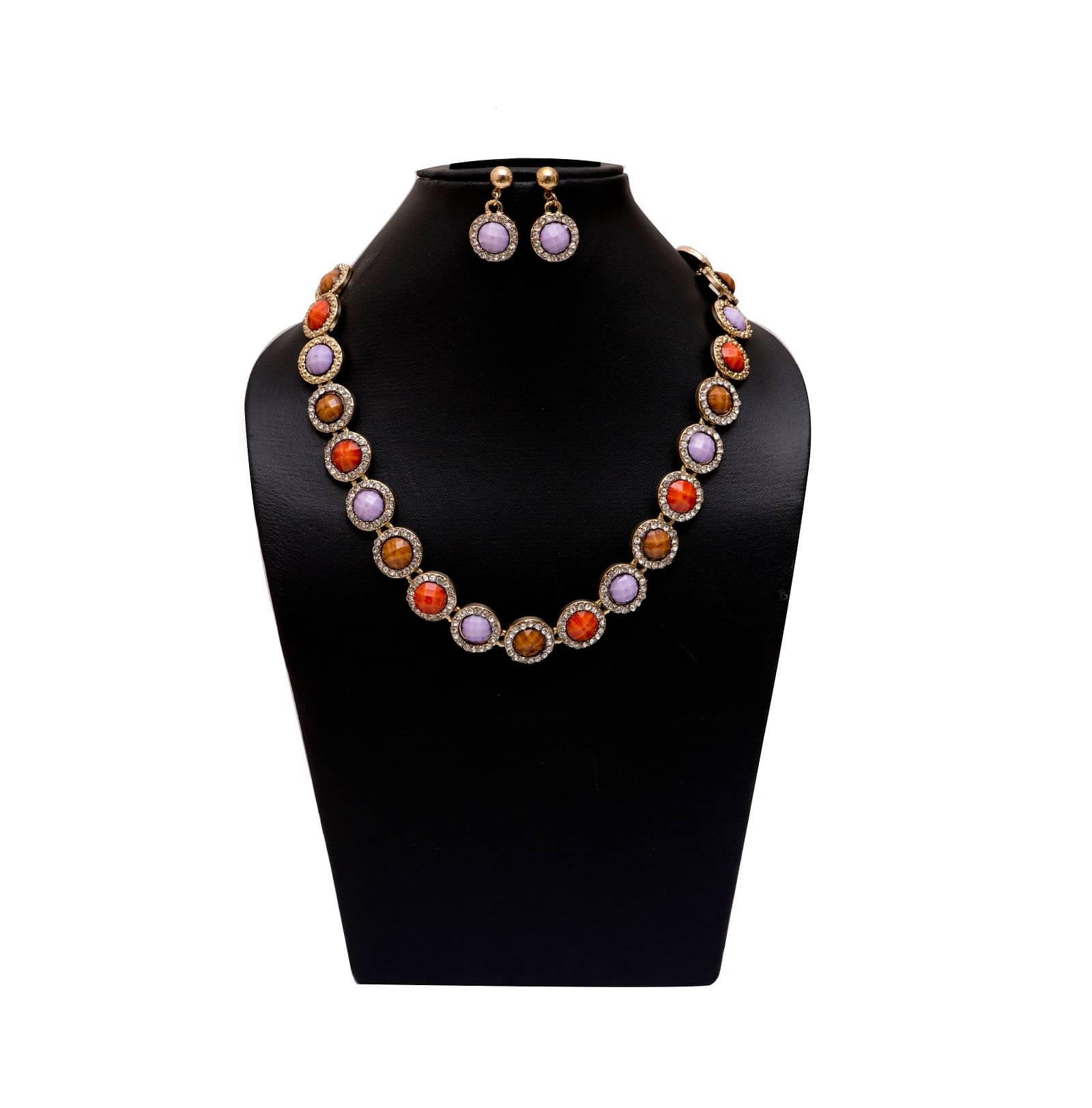     			Joymart Multicolor Metal Necklace Set ( Pack of 1 )