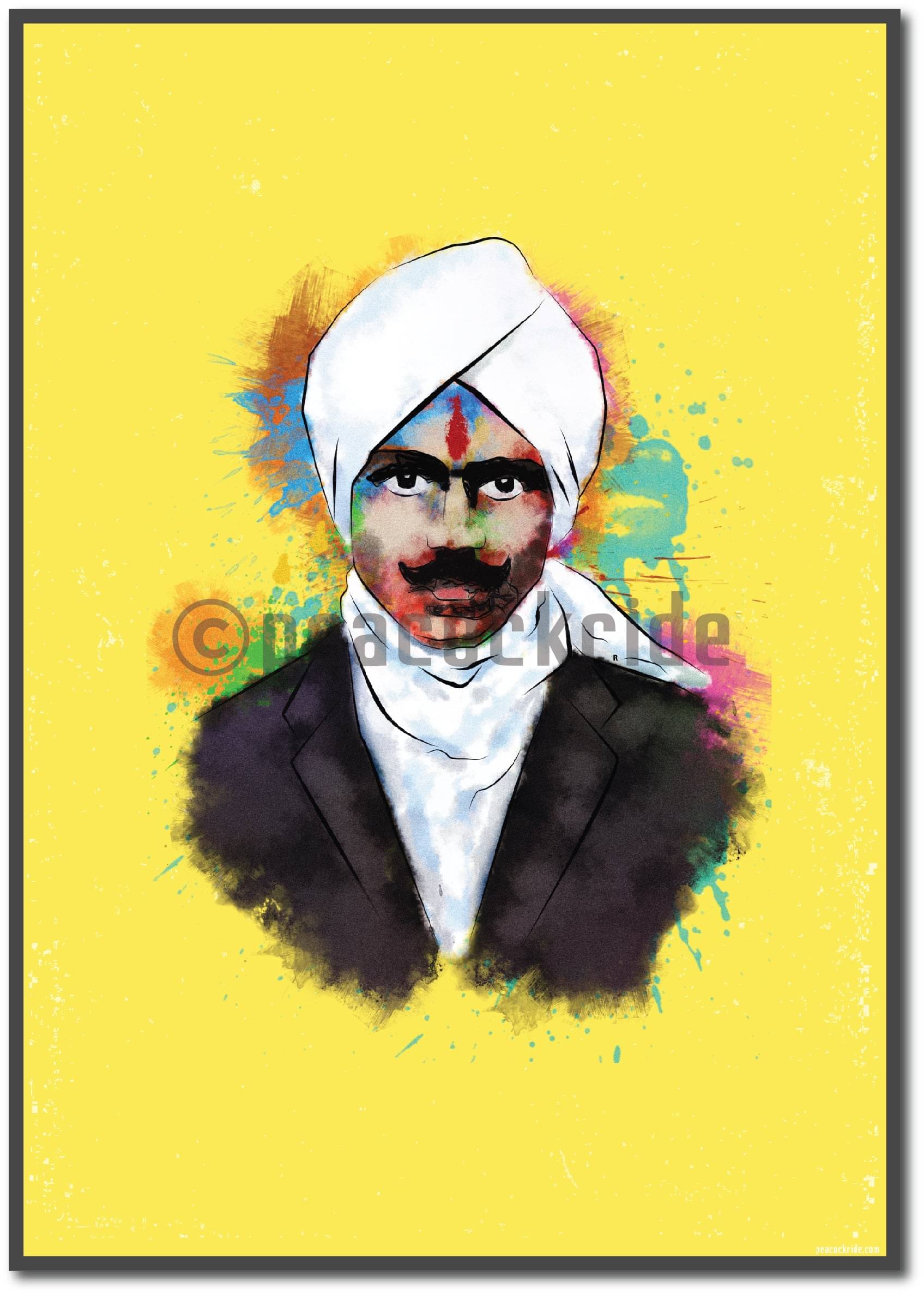     			Legendary Bharathiyar Wall poster