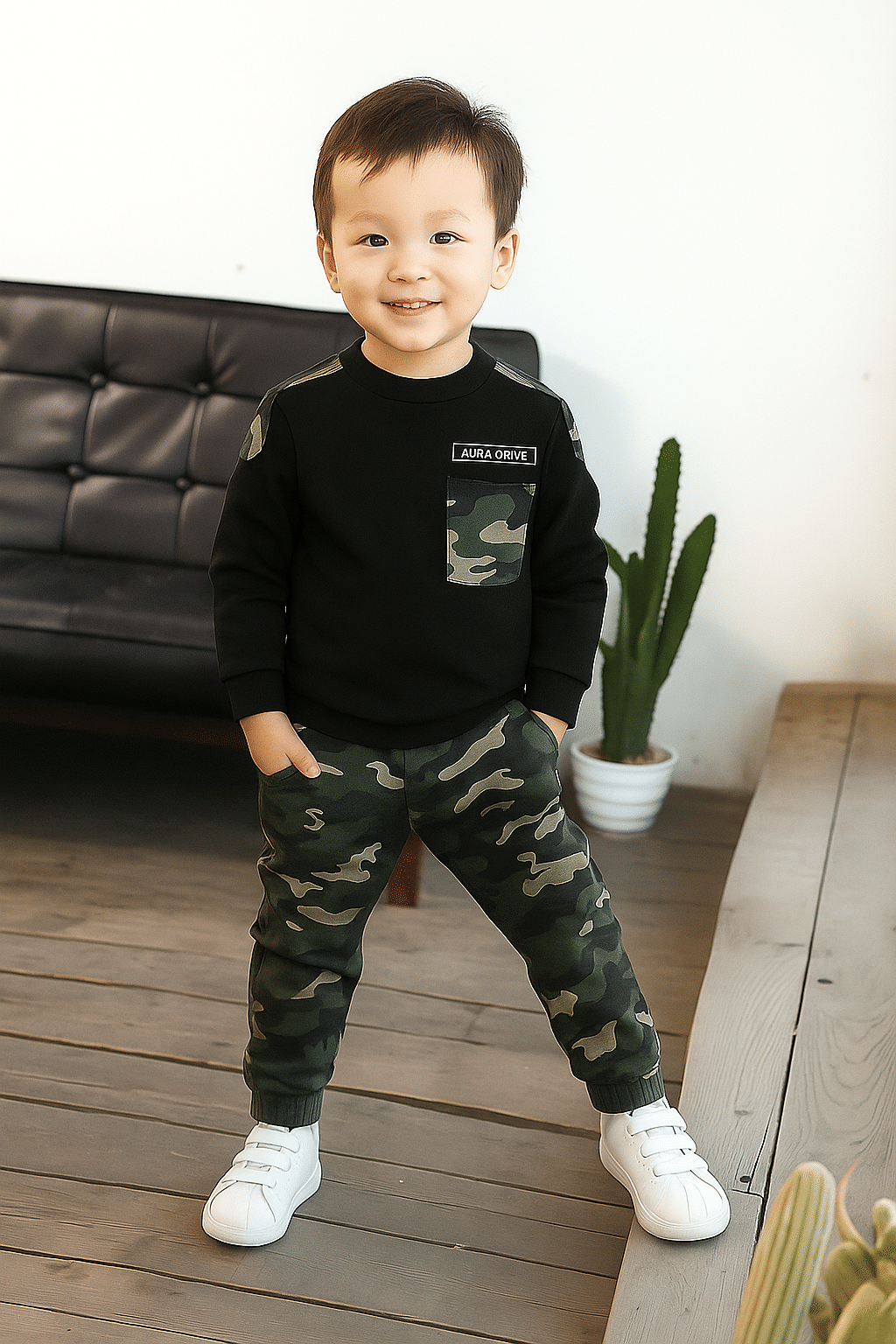 Mona B Pack of 1 Unisex Cotton Blend T-Shirt & Jeans Set ( Black ) Mona B Pack of 1 Unisex Cotton Blend T-Shirt & Jeans Set ( Black )