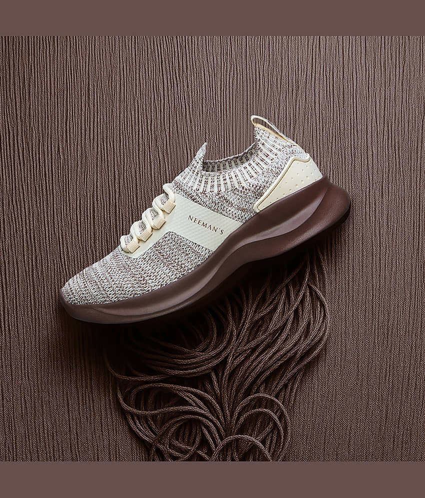 Neemans Off White Men's Sneakers - Casual Shoes | Buy online on ZillyBuy