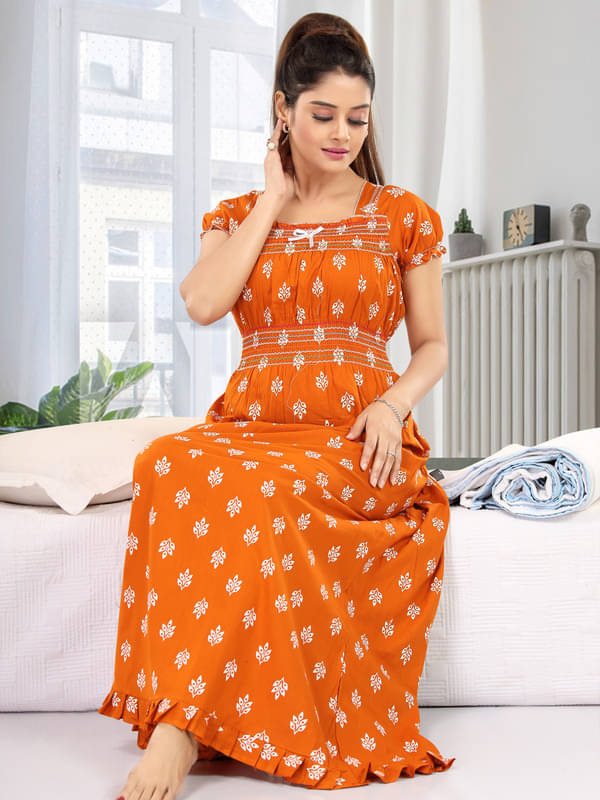 Nighty king Cotton Blend Solid Women Regular Nighty ( Multicolor 1 ) Nighty king Cotton Blend Solid Women Regular Nighty ( Multicolor 1 )