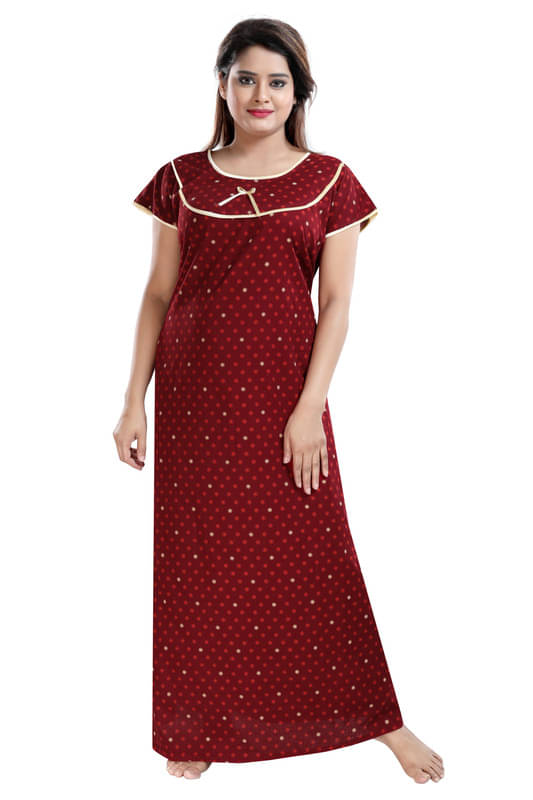Nighty king Cotton Blend Solid Women Regular Nighty ( Multicolor 1 )     			Nighty king Cotton Blend Solid Women Regular Nighty ( Multicolor 1 )