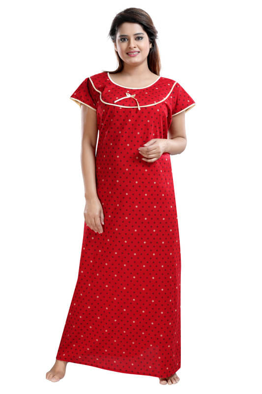 Nighty king Cotton Blend Solid Women Regular Nighty ( Multicolor 1 ) Nighty king Cotton Blend Solid Women Regular Nighty ( Multicolor 1 )