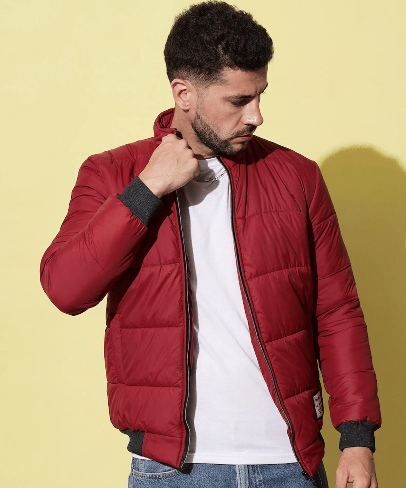 Nysine Nylon Men's Casual Jacket - Red ( Pack of 1 ) Nysine Nylon Men's Casual Jacket - Red ( Pack of 1 )