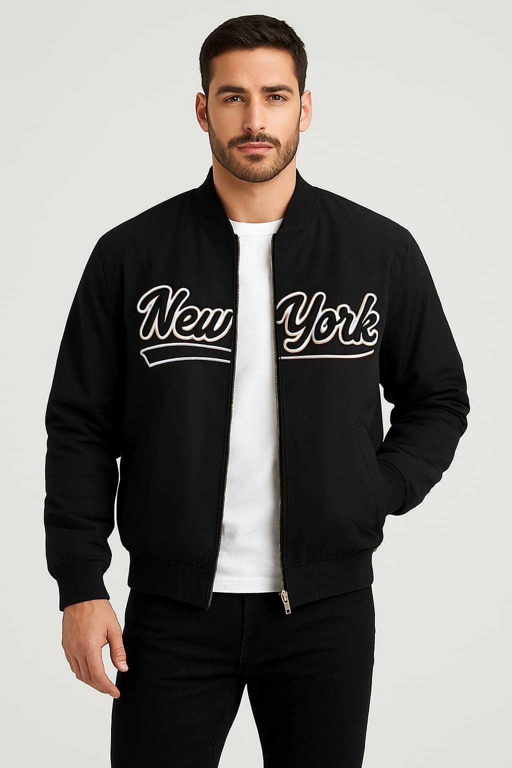 Nysine Nylon Men's Casual Jacket - Black ( Pack of 1 ) Nysine Nylon Men's Casual Jacket - Black ( Pack of 1 )