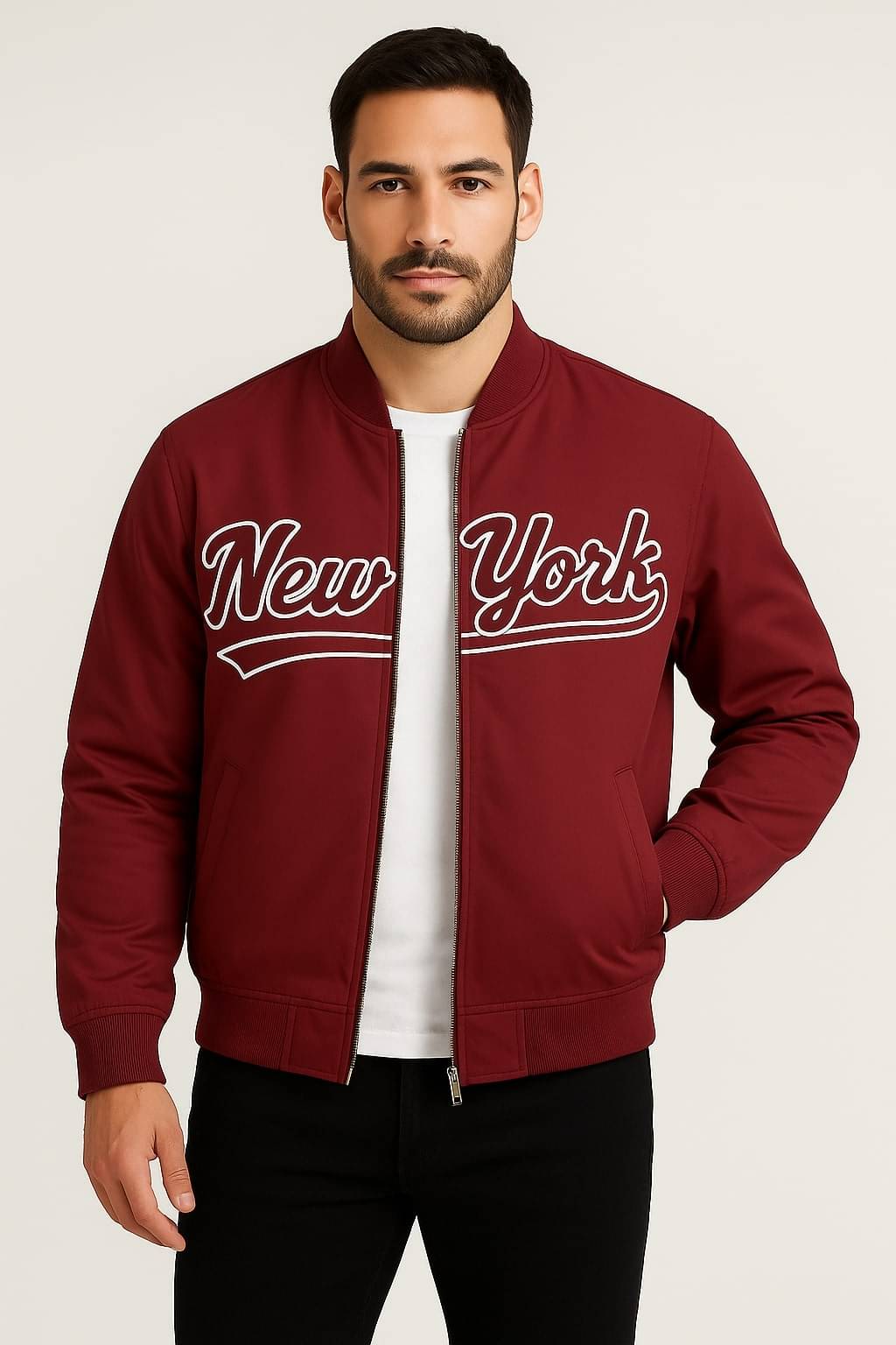 Nysine Nylon Men's Casual Jacket - Maroon ( Pack of 1 ) Nysine Nylon Men's Casual Jacket - Maroon ( Pack of 1 )