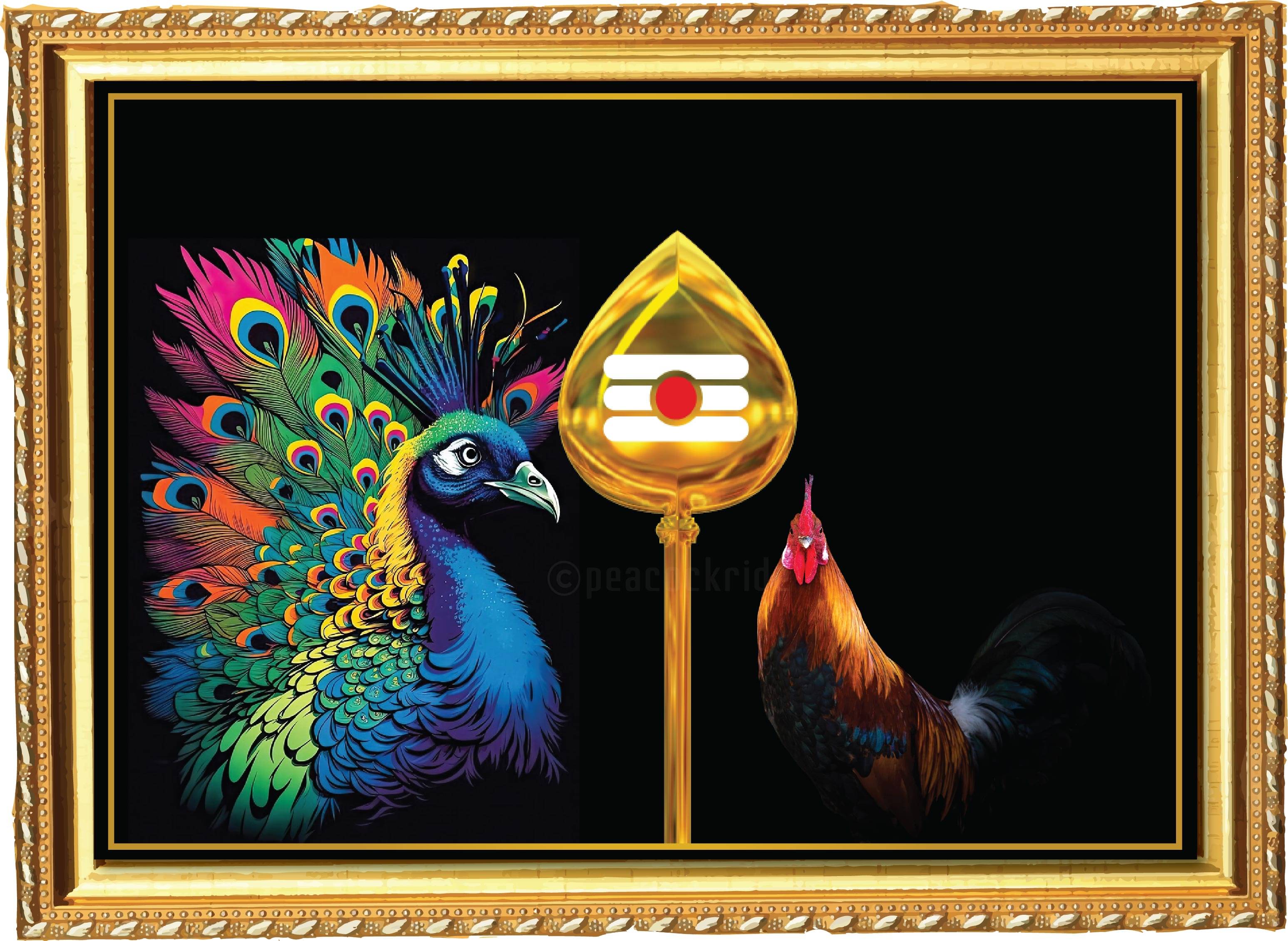 PEACOCKRIDE Plastic Table Top & Wall hanging Multicolour Single Photo Frame No. of Pieces- 1     			PEACOCKRIDE Plastic Table Top & Wall hanging Multicolour Single Photo Frame No. of Pieces- 1