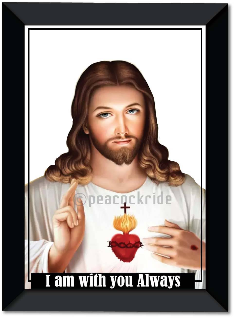 PEACOCKRIDE Plastic Table Top & Wall hanging Multicolour Single Photo Frame No. of Pieces- 1 PEACOCKRIDE Plastic Table Top & Wall hanging Multicolour Single Photo Frame No. of Pieces- 1
