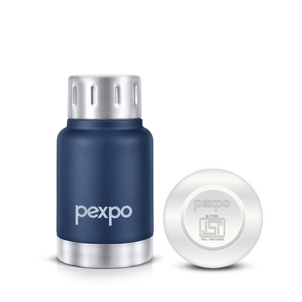Pexpo Cameo Blue Thermosteel Flask ( 160 ml )
