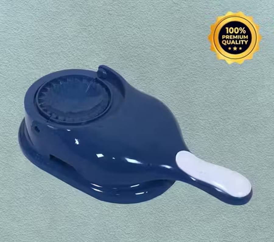 Plastic 2 In 1 Dough Press Dumpling Gujiya / Samosa / Ghughra / Momos / Puri Maker Set Of 1 Pic Plastic 2 In 1 Dough Press Dumpling Gujiya / Samosa / Ghughra / Momos / Puri Maker Set Of 1 Pic