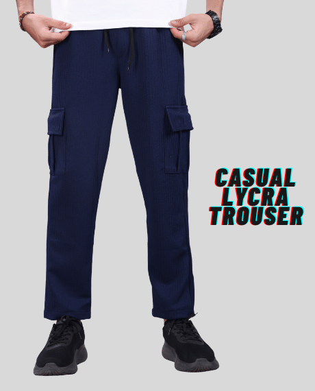     			REKHOLA Regular Men's Formal Trouser - Blue ( Pack of 1 )