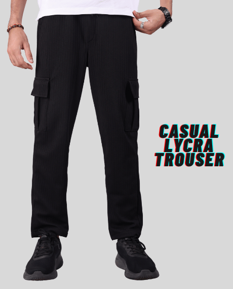     			REKHOLA Regular Men's Formal Trouser - Black ( Pack of 1 )