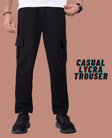     			REKHOLA Regular Men's Formal Trouser - Black ( Pack of 1 )
