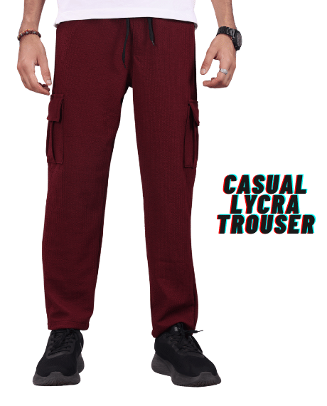     			REKHOLA Regular Men's Formal Trouser - Maroon ( Pack of 1 )