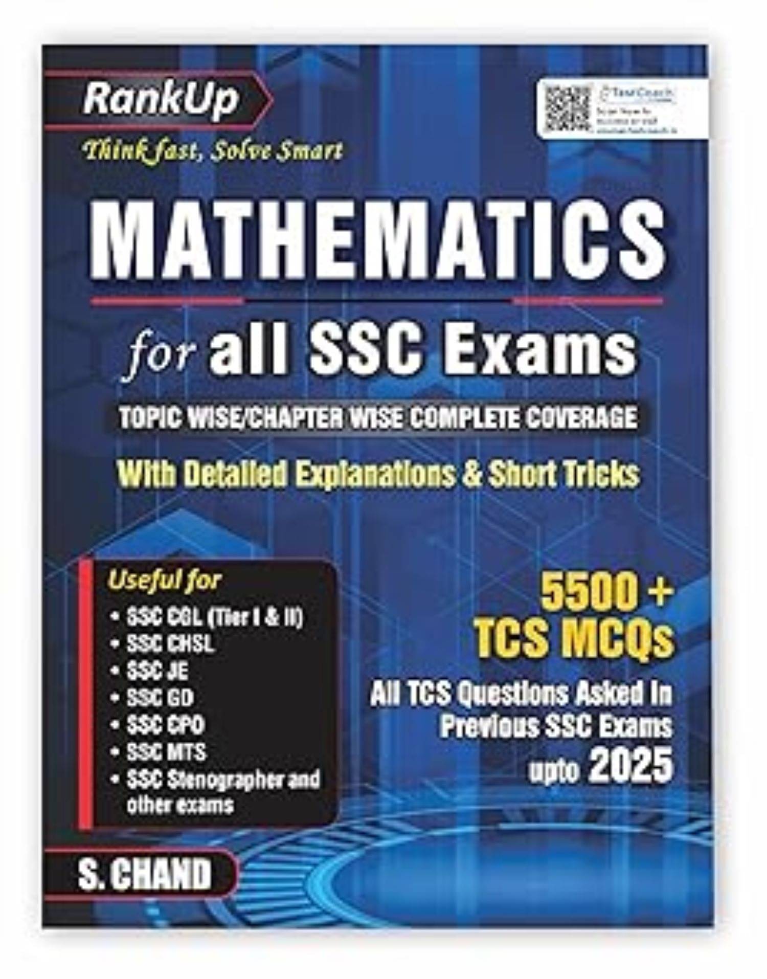 RankUp Mathematics for all SSC Examinations Book 2025 - 2026 (in English Medium) | RankUp Mathematics for all SSC Examinations Book 2025 - 2026 (in English Medium) |