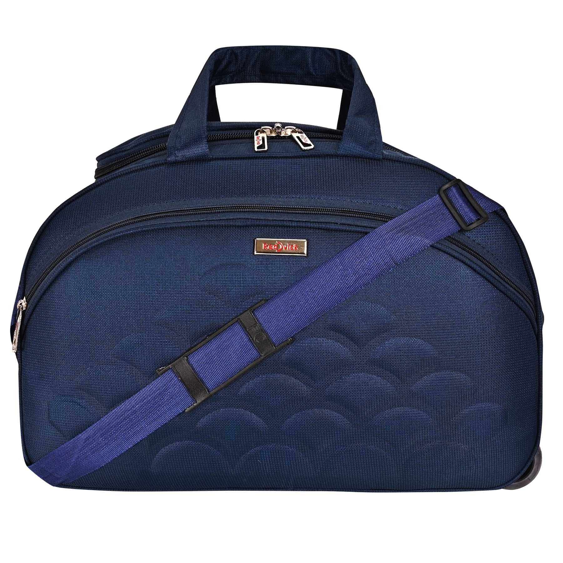     			Red vick 40 Ltrs Navy Polyester Duffle Bag