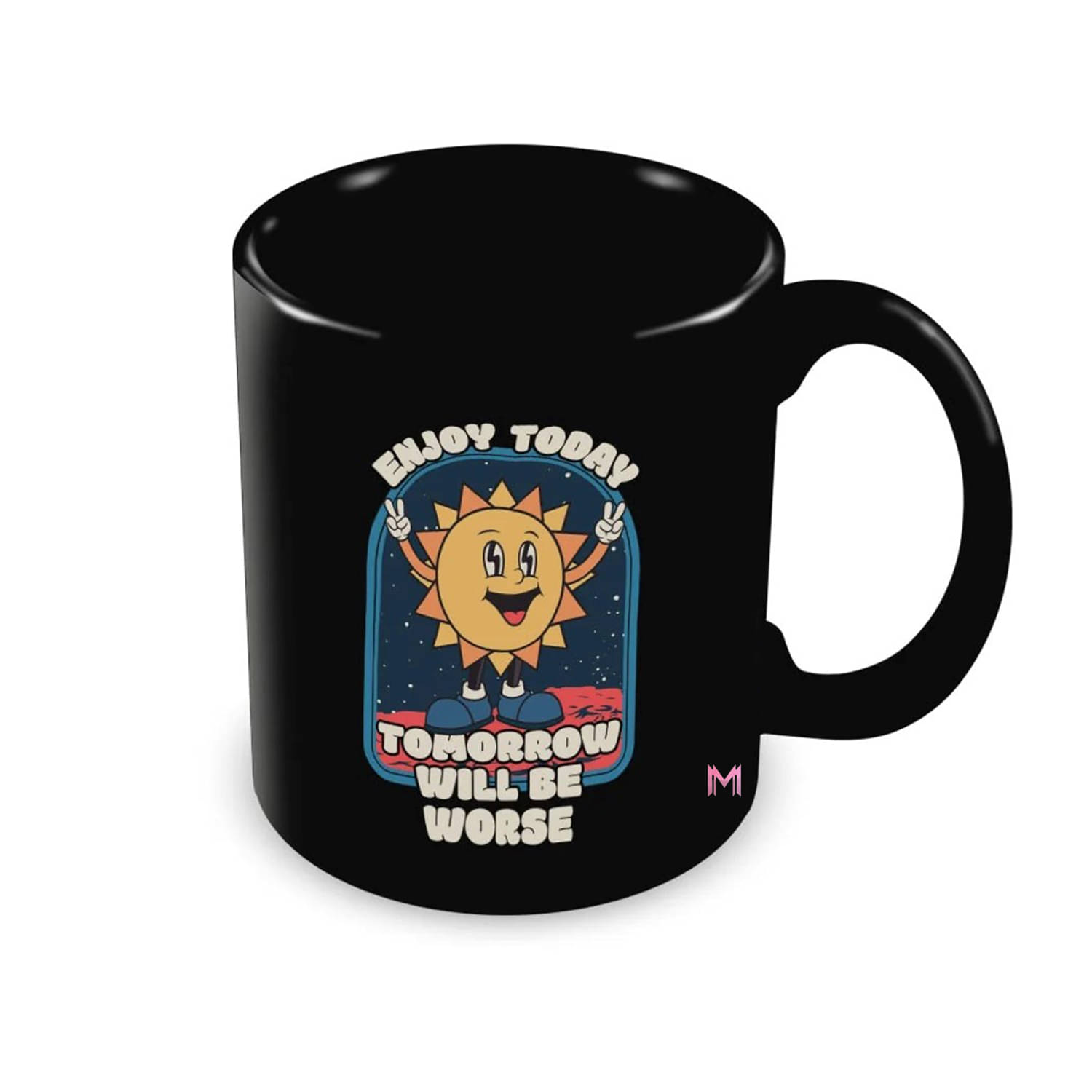     			Ridaa Enjoy toady mug Ceramic Coffee Mug 350 mL ( Pack of 1 )
