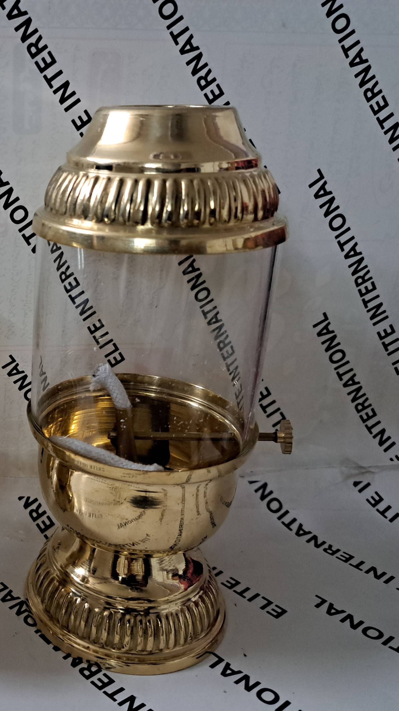     			SERENITY LIVING Brass Akhand Diya - Pack of 1