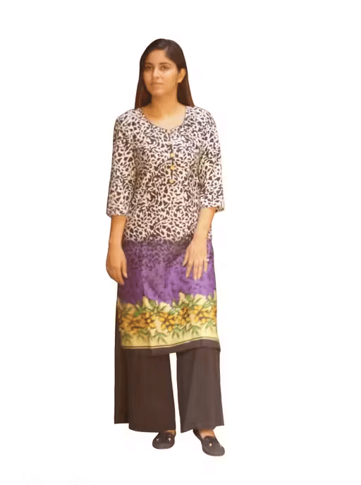 STYLEART E-COMMERCE PVT LTD Women Cotton Printed A-line Kurti ( Multicoloured ) STYLEART E-COMMERCE PVT LTD Women Cotton Printed A-line Kurti ( Multicoloured )