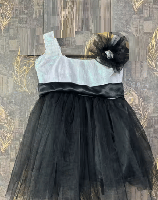 STYLEART E-COMMERCE PVT LTD Net Frock For Baby Girls ( Pack of 1 , Black ) STYLEART E-COMMERCE PVT LTD Net Frock For Baby Girls ( Pack of 1 , Black )