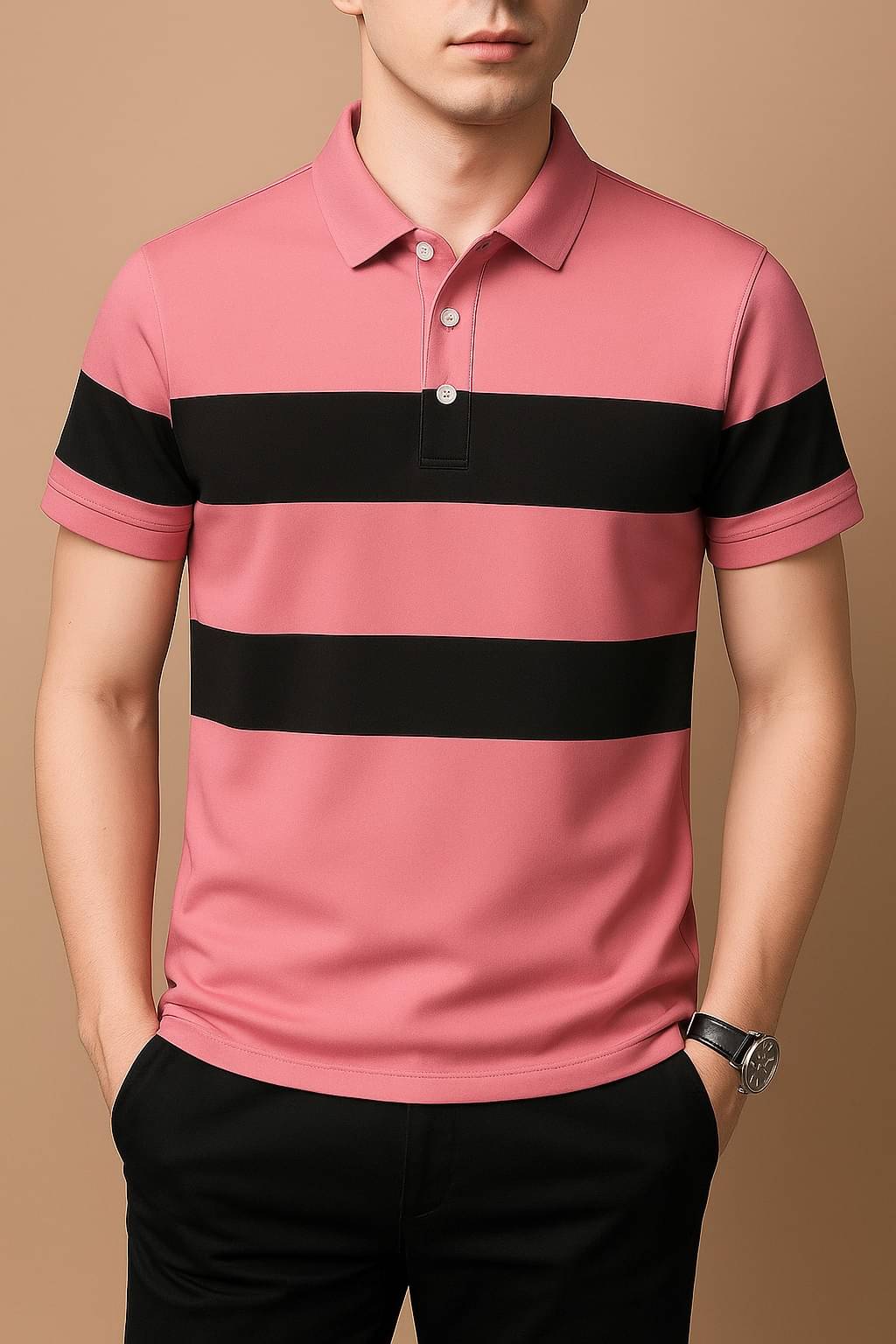 Scuba Pink Cotton Regular Fit Men's Sports Polo T-Shirt ( Pack of 1 ) Scuba Pink Cotton Regular Fit Men's Sports Polo T-Shirt ( Pack of 1 )