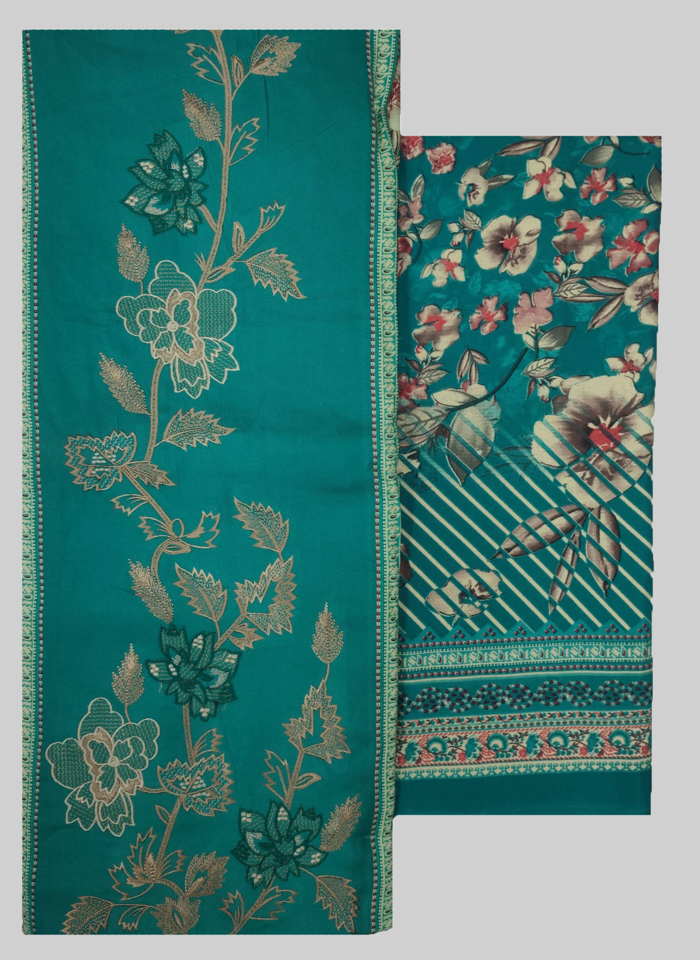     			Soul Essence Women Woollen Unstitched Dress Material ( Blue )