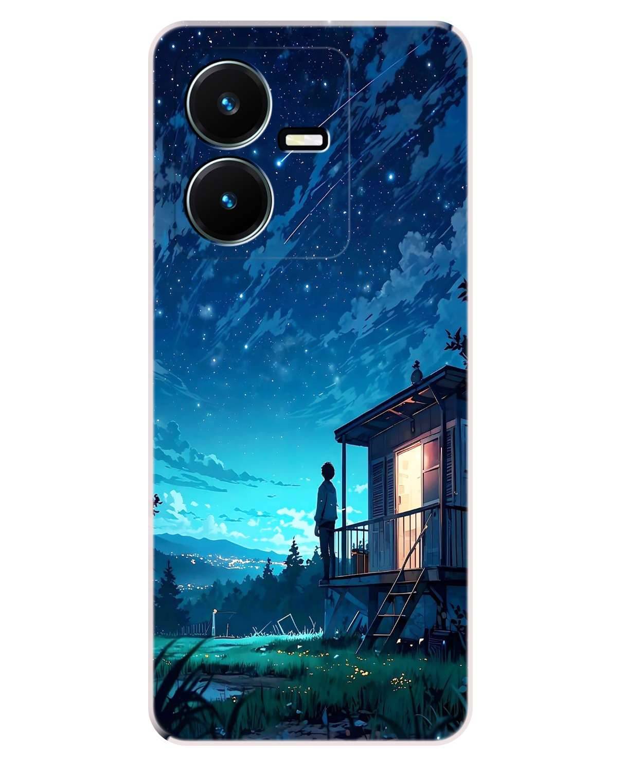 VK COVERS Black Printed Back Cover Silicon Compatible For Vivo Y22 ( Pack of 1 ) VK COVERS Black Printed Back Cover Silicon Compatible For Vivo Y22 ( Pack of 1 )