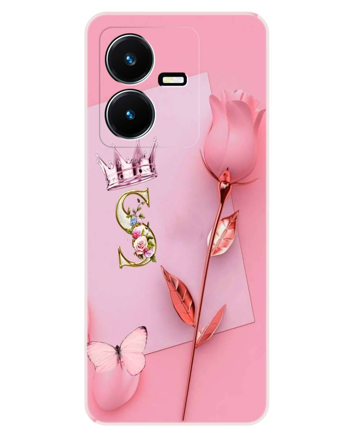 VK COVERS Blue Printed Back Cover Silicon Compatible For Vivo Y22 ( Pack of 1 ) VK COVERS Blue Printed Back Cover Silicon Compatible For Vivo Y22 ( Pack of 1 )