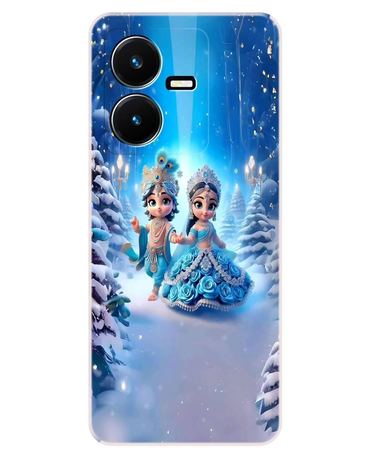 VK COVERS Brown Printed Back Cover Silicon Compatible For Vivo Y22 ( Pack of 1 ) VK COVERS Brown Printed Back Cover Silicon Compatible For Vivo Y22 ( Pack of 1 )