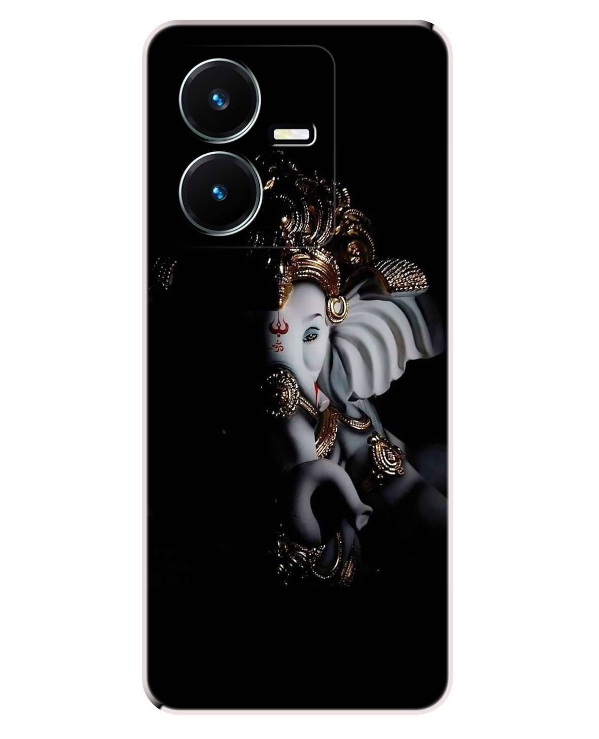     			VK COVERS Green Printed Back Cover Silicon Compatible For Vivo Y22 ( Pack of 1 )
