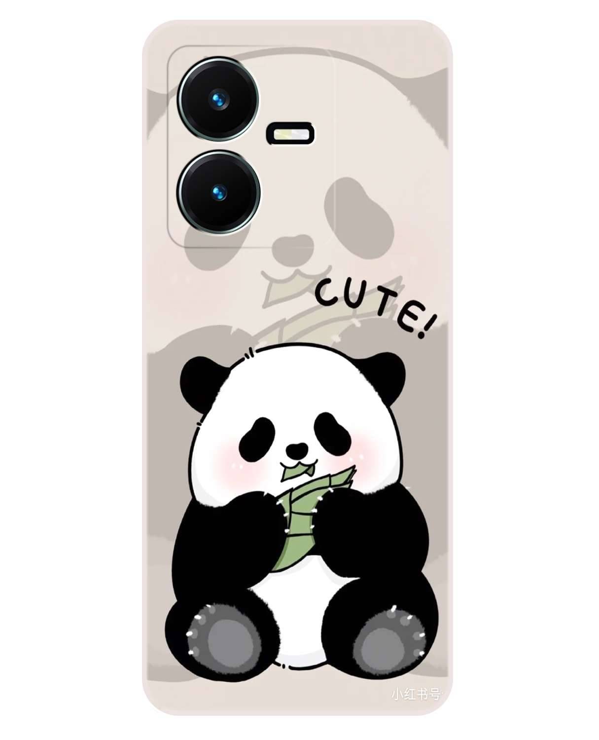     			VK COVERS Green Printed Back Cover Silicon Compatible For Vivo Y22 ( Pack of 1 )