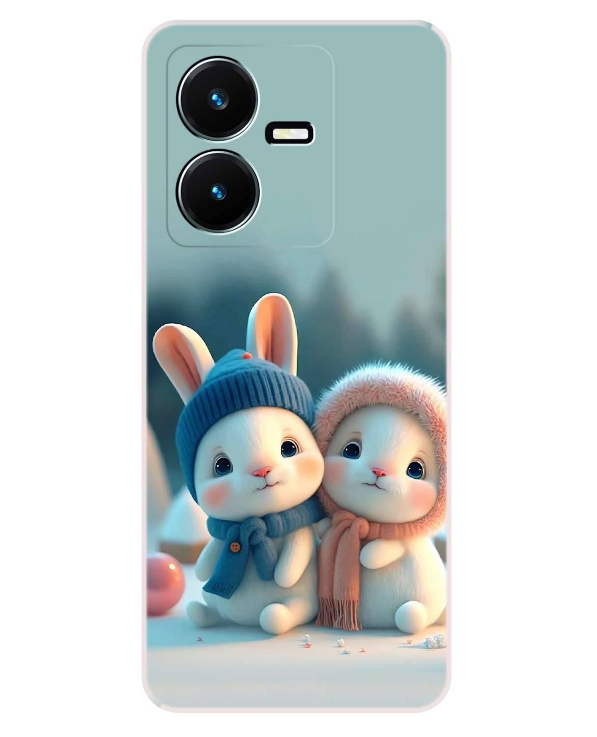     			VK COVERS Multicolor Printed Back Cover Silicon Compatible For Vivo Y22 ( Pack of 1 )