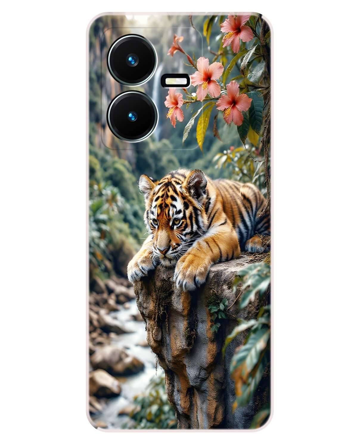     			VK COVERS Multicolor Printed Back Cover Silicon Compatible For Vivo Y22 ( Pack of 1 )