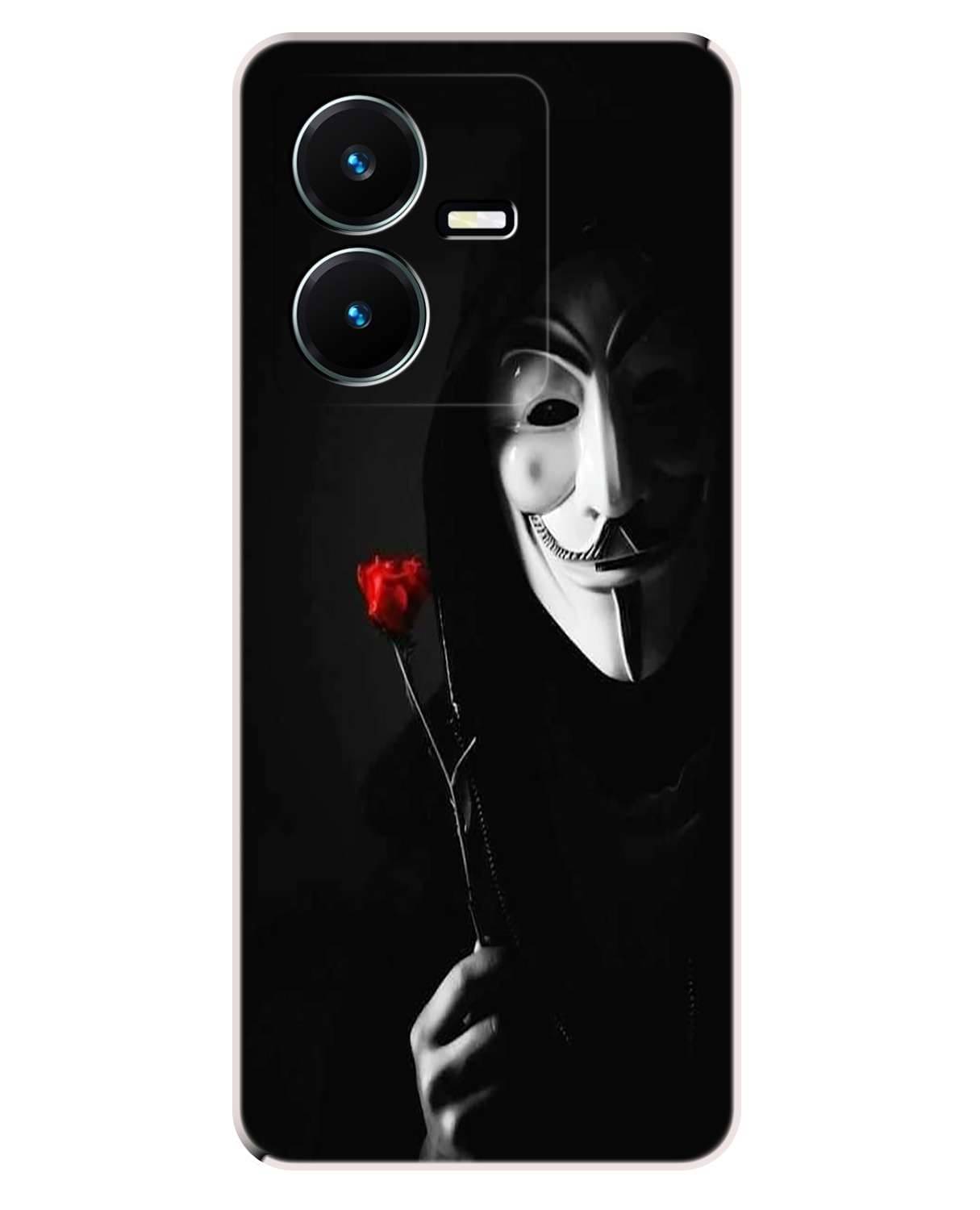    			VK COVERS Pink Printed Back Cover Silicon Compatible For Vivo Y22 ( Pack of 1 )