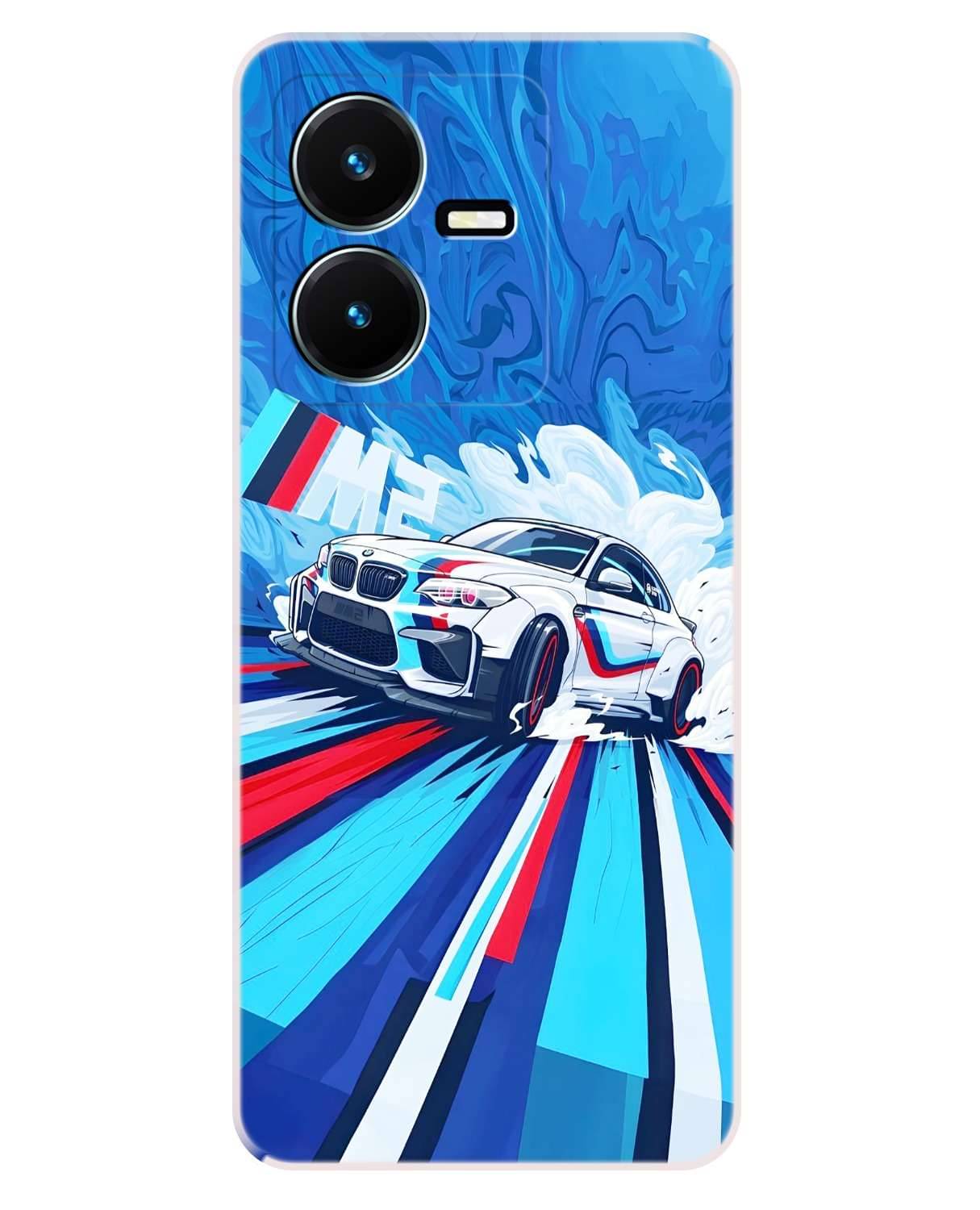     			VK COVERS Pink Printed Back Cover Silicon Compatible For Vivo Y22 ( Pack of 1 )