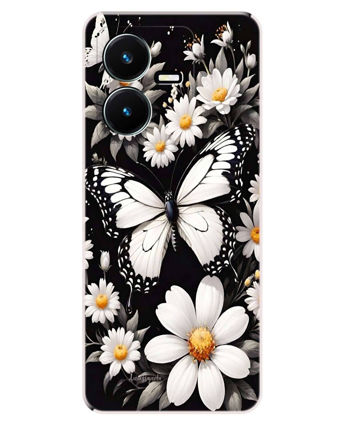     			VK COVERS Red Printed Back Cover Silicon Compatible For Vivo Y22 ( Pack of 1 )