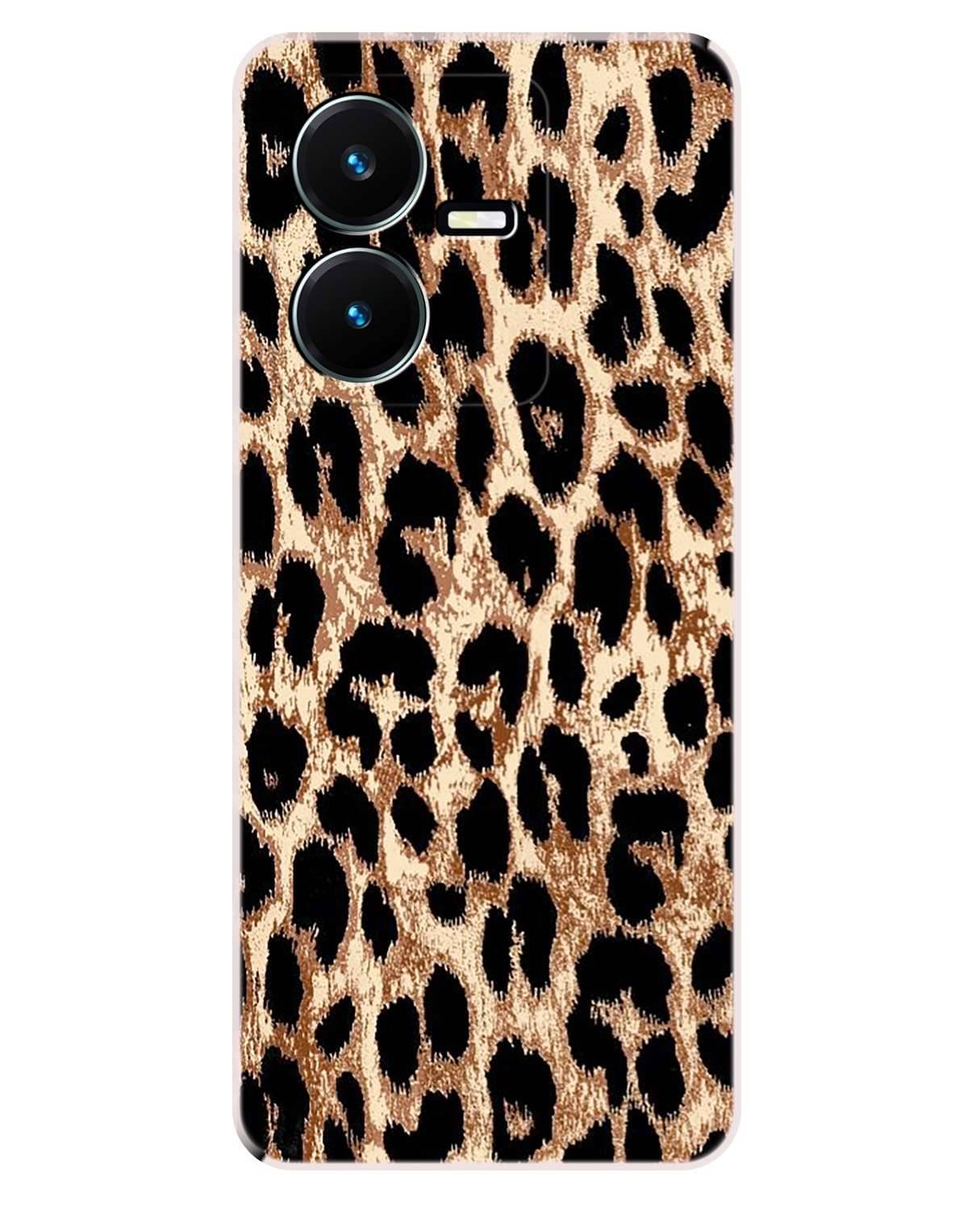    			VK COVERS Red Printed Back Cover Silicon Compatible For Vivo Y22 ( Pack of 1 )