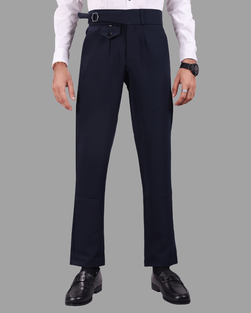     			ikigai Regular Men's Formal Trouser - Blue ( Pack of 1 )