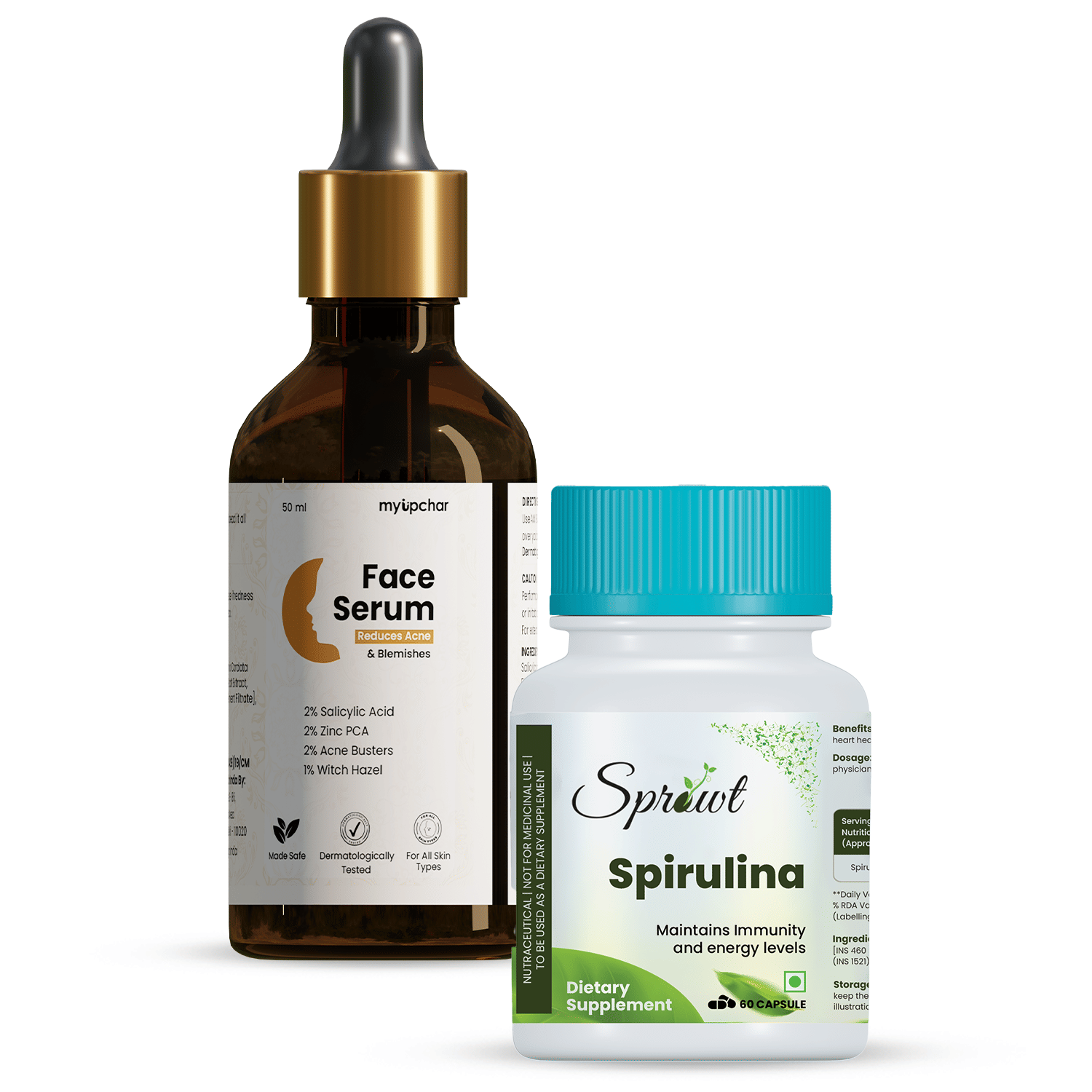 myUpchar Detox & Smooth Face Serum Combo with Spirulina     			myUpchar Detox & Smooth Face Serum Combo with Spirulina